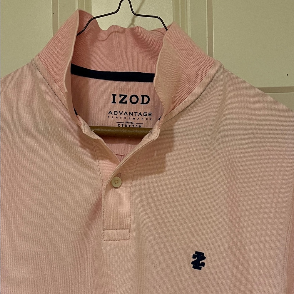 IZOD Men's Soft Pink Polo Shirt